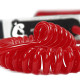 Sup coiled Leash - Grey/Red Color - 10’’ / 305 cm - HSPCNP001078 - hydrosport Cressi